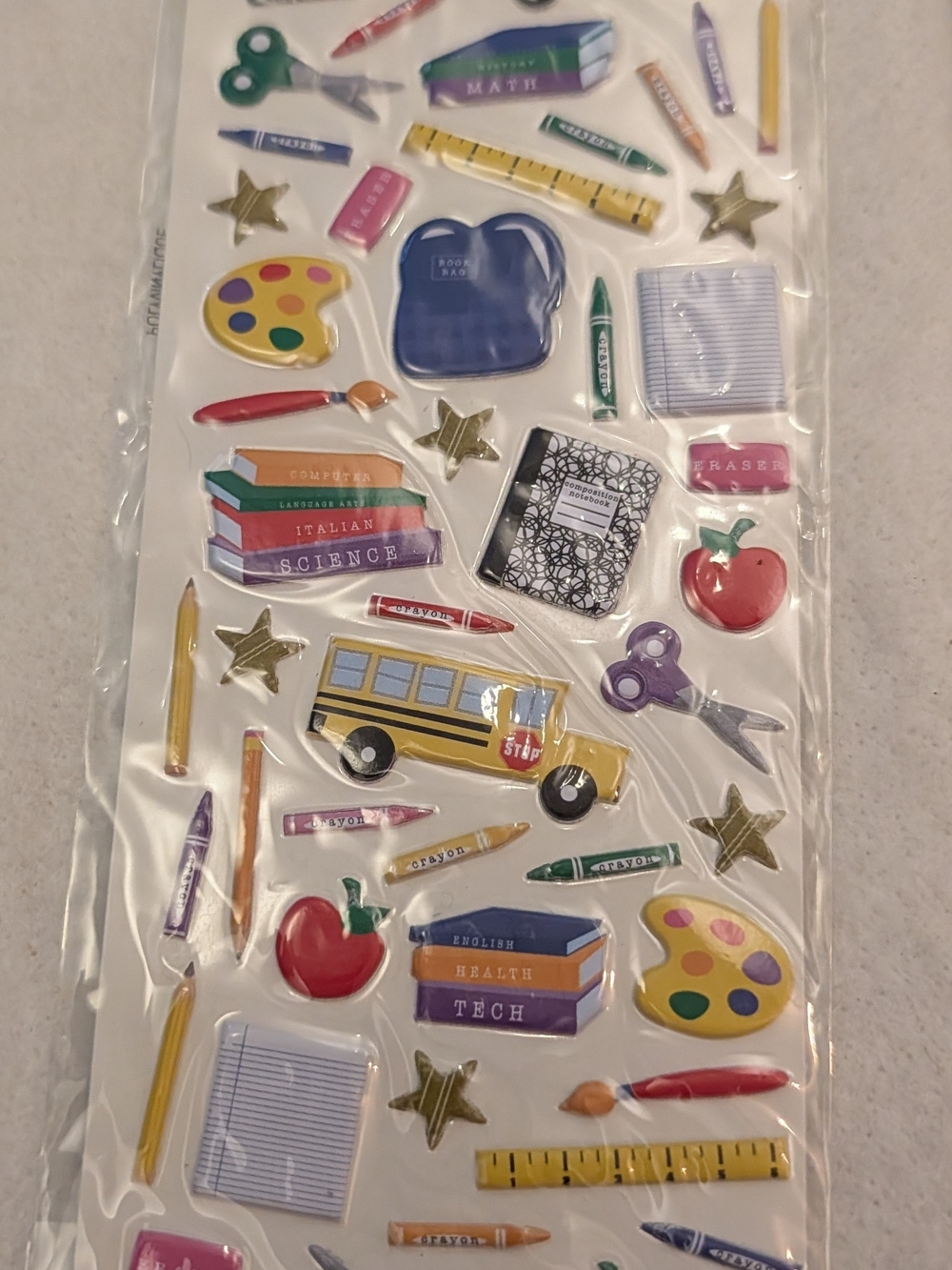 Assorted Student & Baby Sticker Pack - Multicolor - Picture 2 of 11